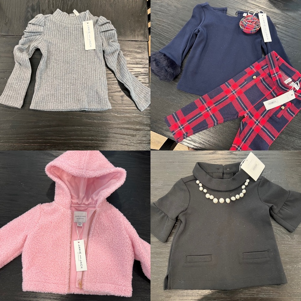 Janie & Jack NWT 6-12 month bundle!